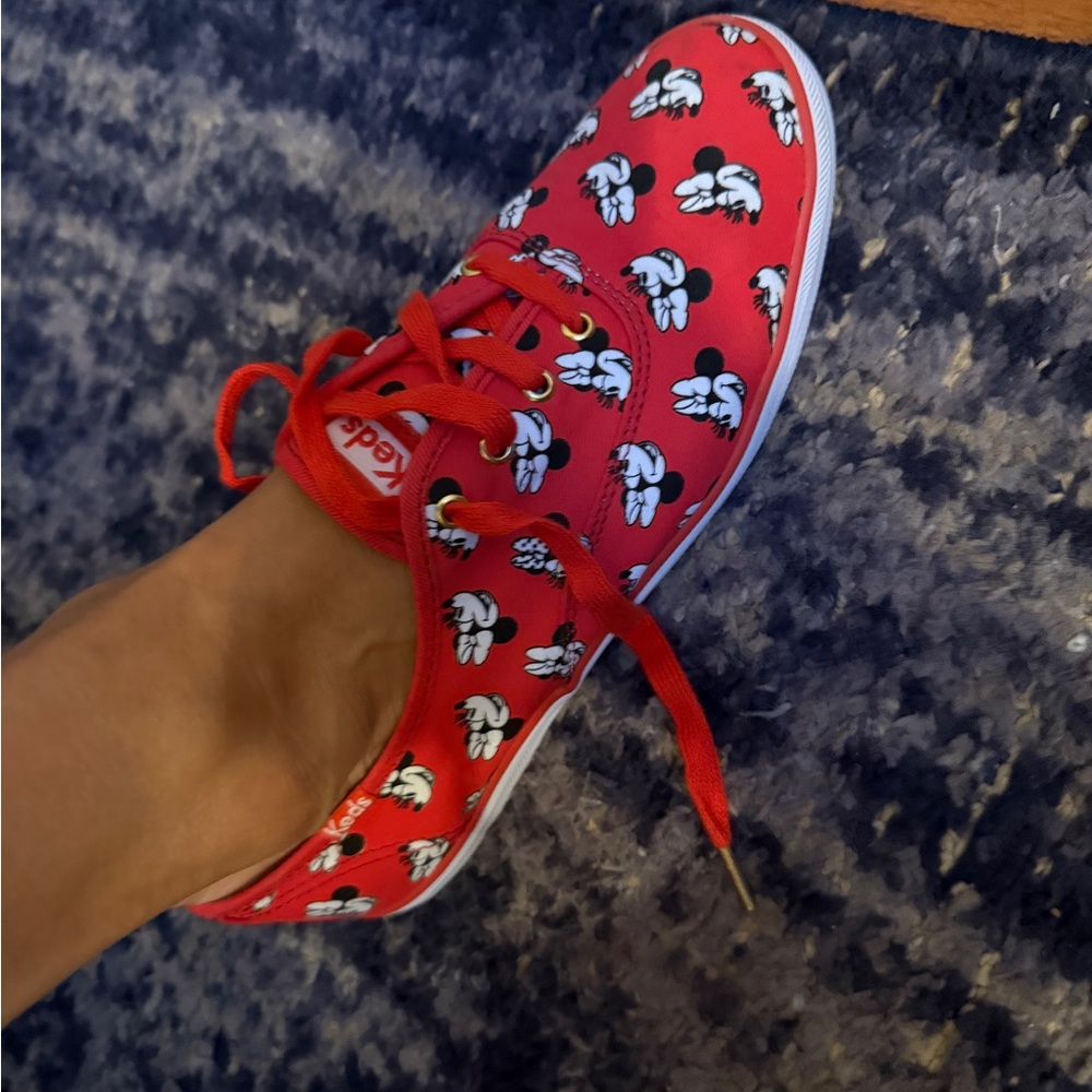 Keds Red Minnie Mouse Women's Sneakers